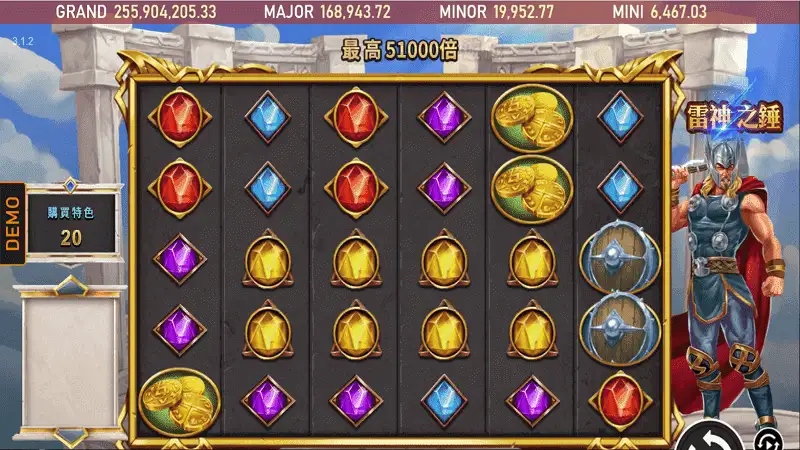 大獎娛樂城 線上老虎機rsg 雷神之鎚老虎機得分技巧，3大打法創造奇蹟!