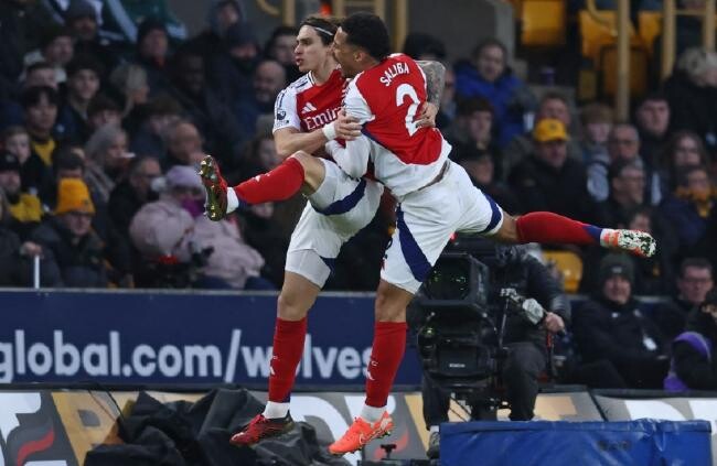 大獎娛樂城 體育推薦英超-卡拉菲奧裡推射制勝阿森納1-0狼隊