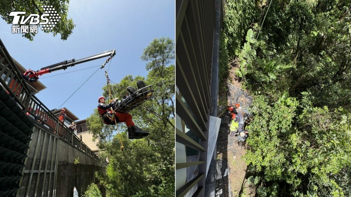 大獎娛樂城、大獎娛樂 線上娛樂城 花架施工不慎！新店工人失足墜6米身邊坡「摔斷右腿」