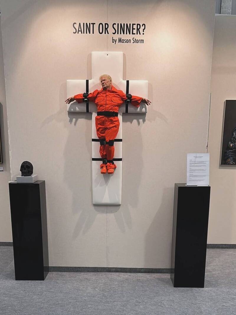 大獎娛樂城、大獎娛樂-線上新聞-「川普十字架」雕像遭停展！瑞士車站突然喊卡，背後原因引發聯想！