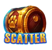 虎小妹黃金酒桶 Scatter 特殊免費遊戲符號